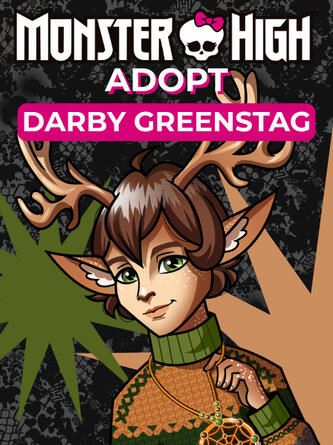 $163.04 Monster High Adopt Darby Greenstag